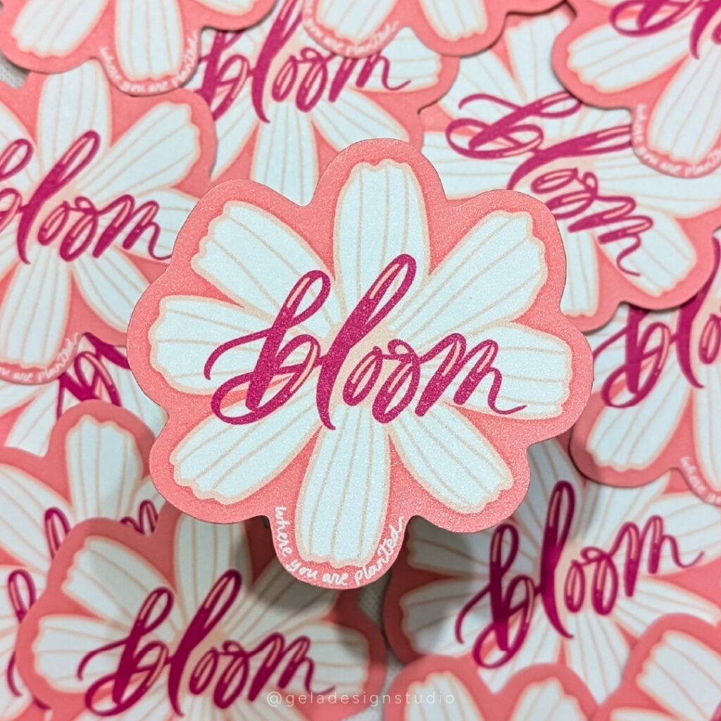 Bloom Sticker
