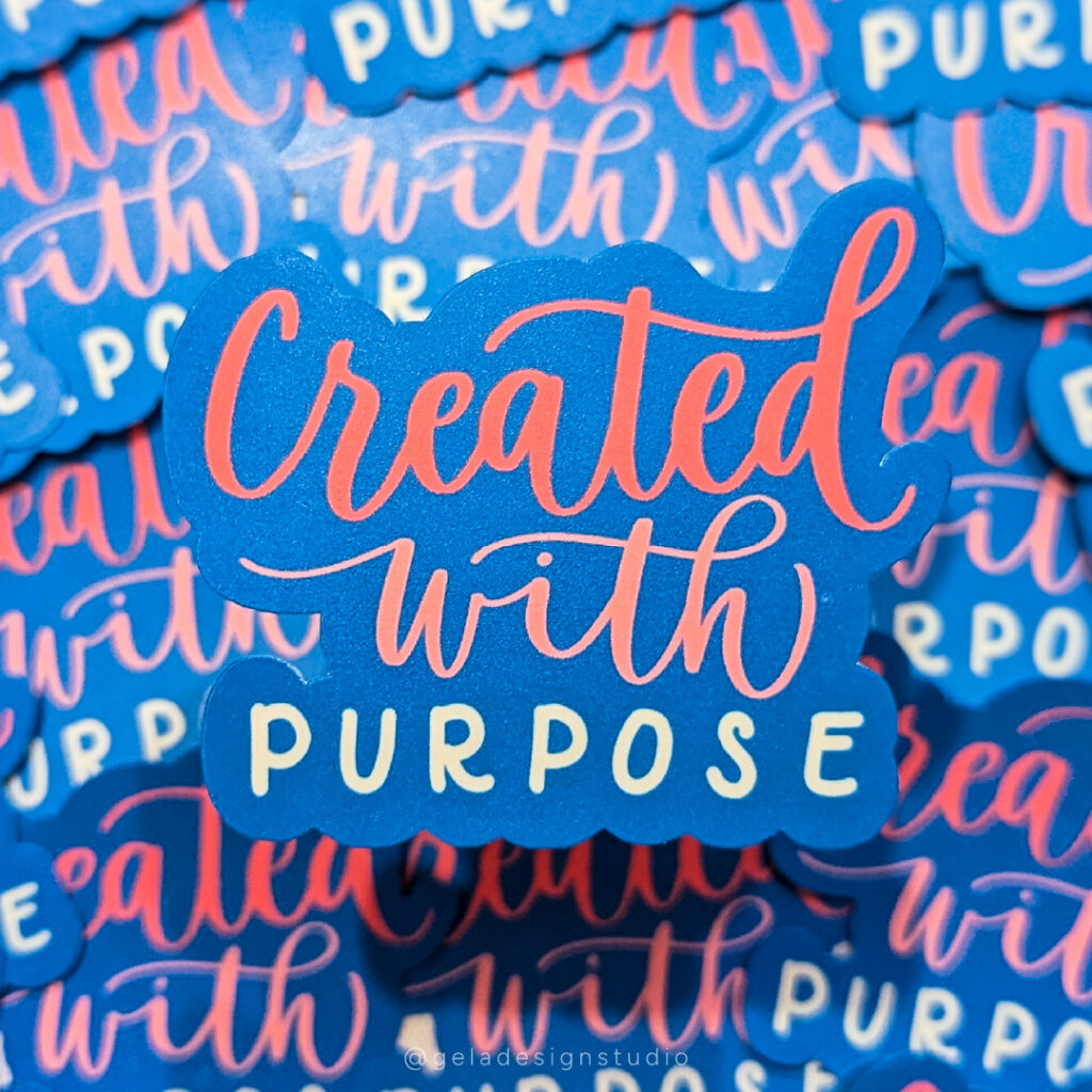 Created With Purpose Sticker