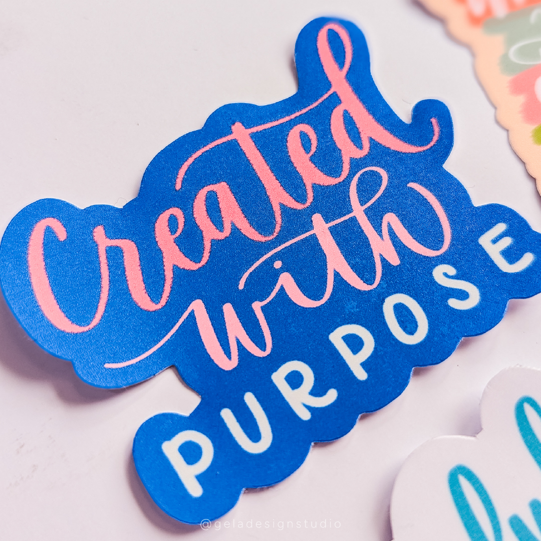 Created With Purpose Sticker
