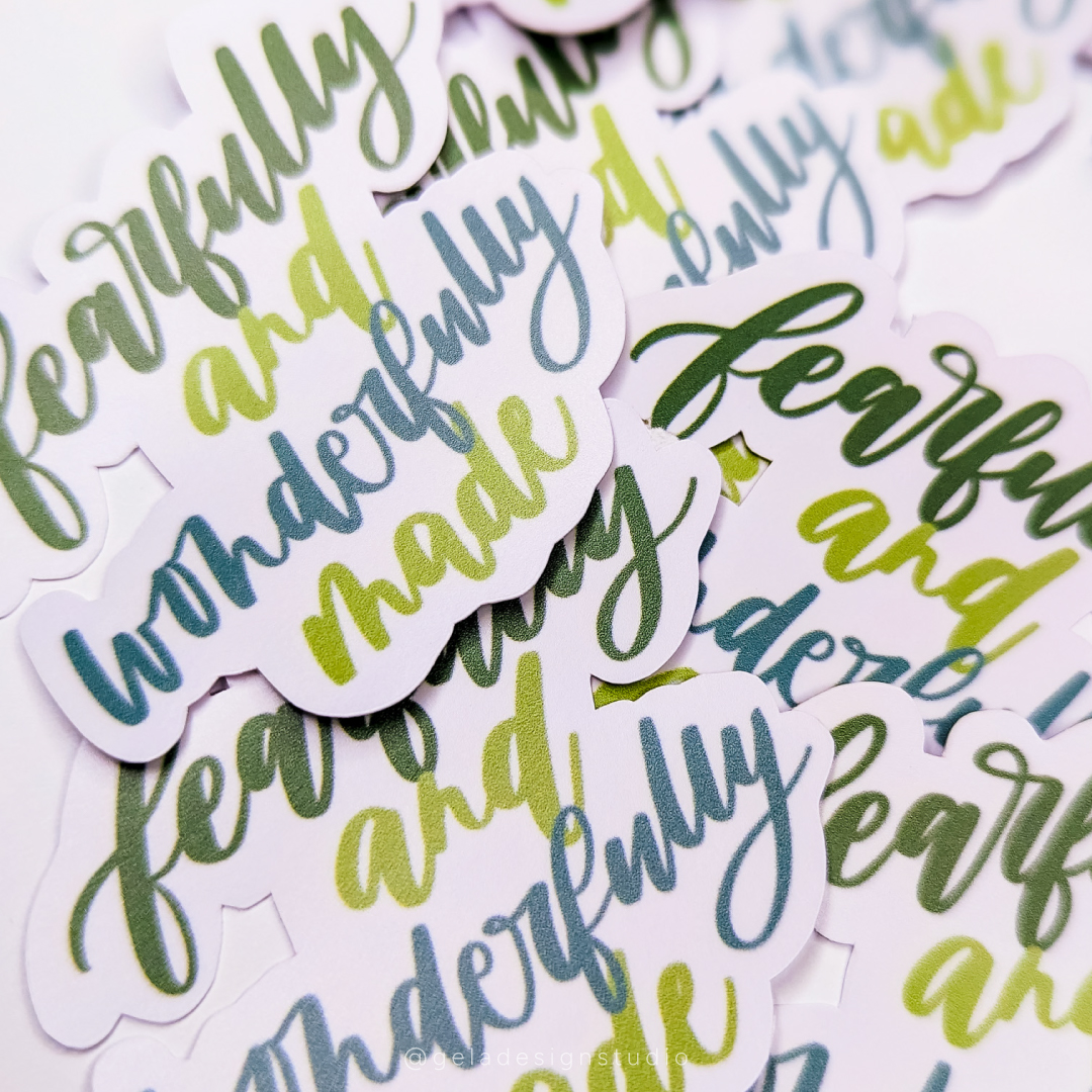 Fearfully And Wonderfully Made Sticker