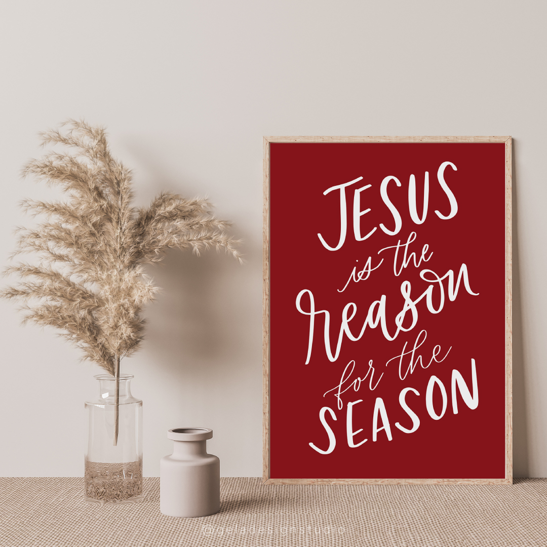 Jesus Is The Reason For The Season Art Print - Image 5