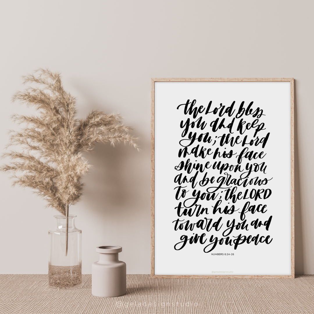 The Lord Bless You And Keep You Art Print