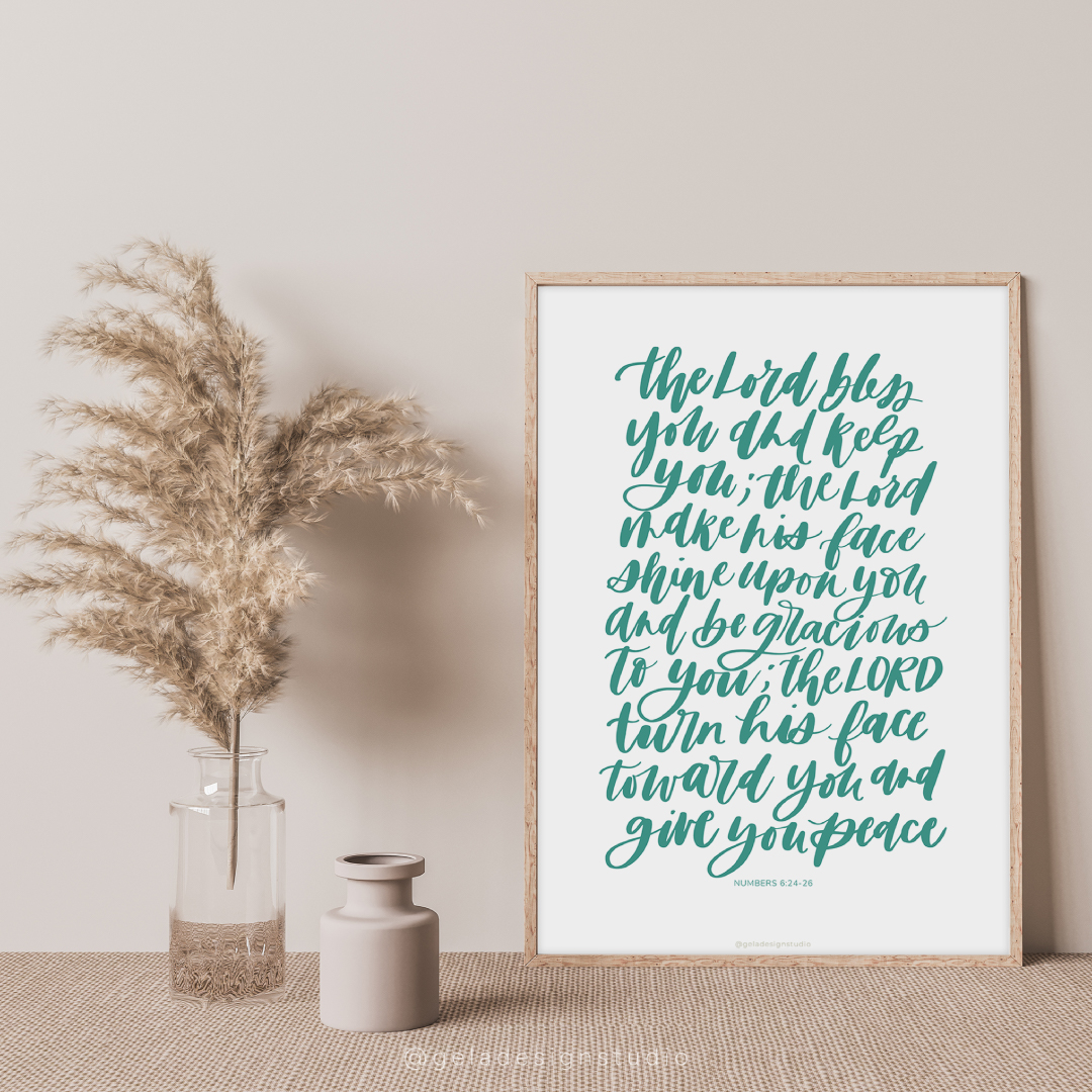 The Lord Bless You And Keep You Art Print - Image 4