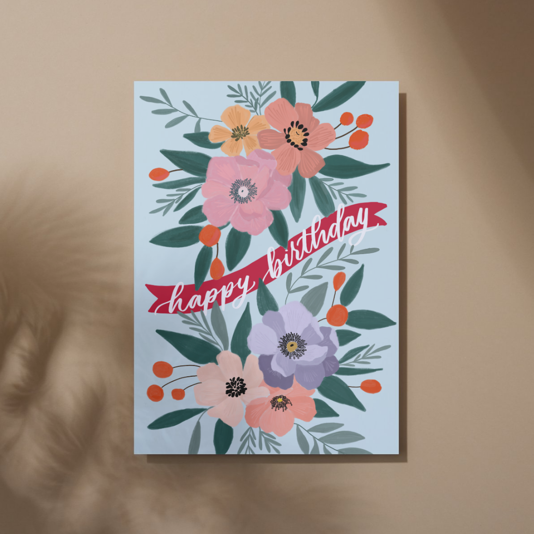 Happy Birthday Greeting Card