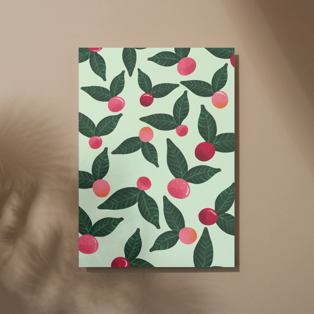 Hollies Greeting Card