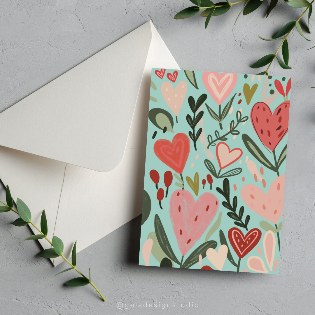 Hearts Greeting Card - Image 4