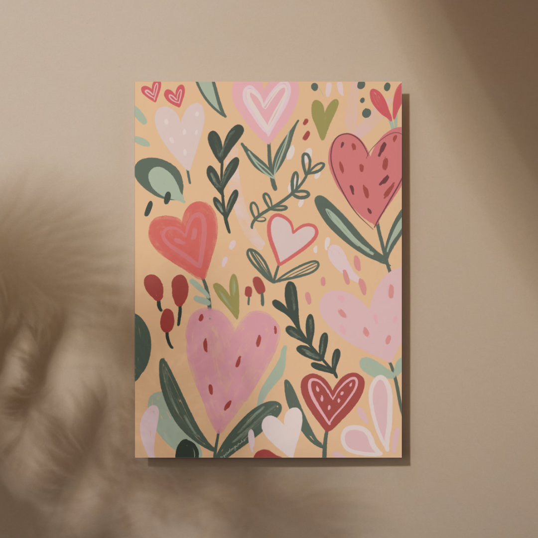 Hearts Greeting Card